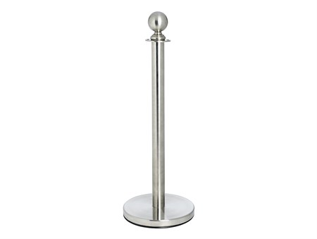 Avspärrningsstolpe, silver